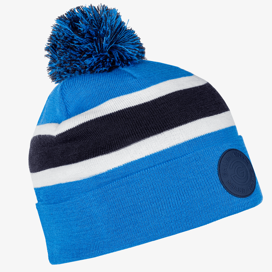 Leighton is a Insulating golf hat in the color Blue/Navy/White(0)