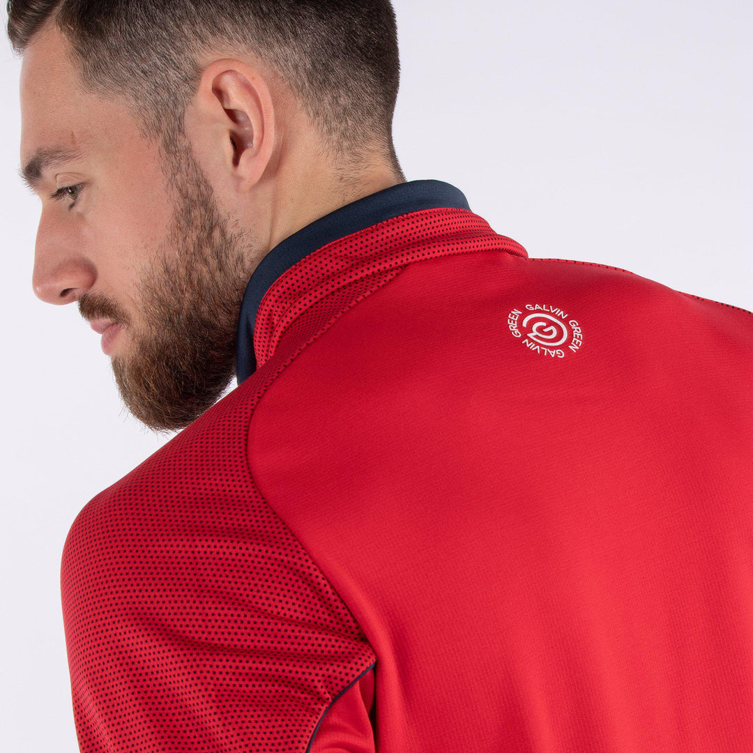 Daxton is a Insulating golf mid layer for Men in the color Imaginary Red(7)