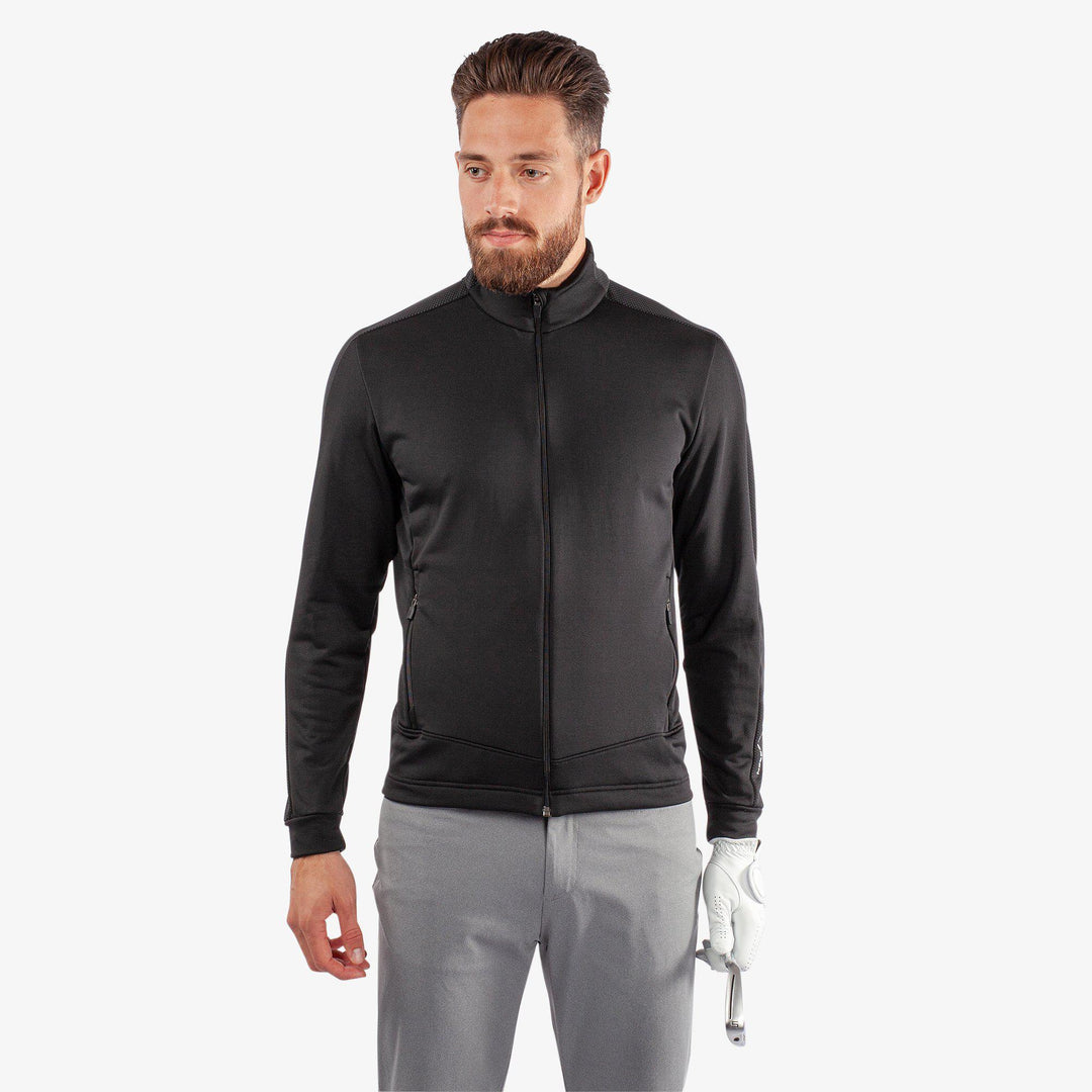 Dawson is a Insulating golf mid layer for Men in the color Black(1)
