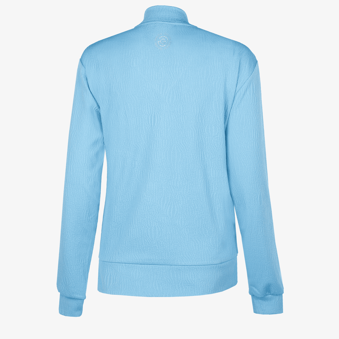 Donya is a Insulating golf mid layer for Women in the color Alaskan Blue(7)