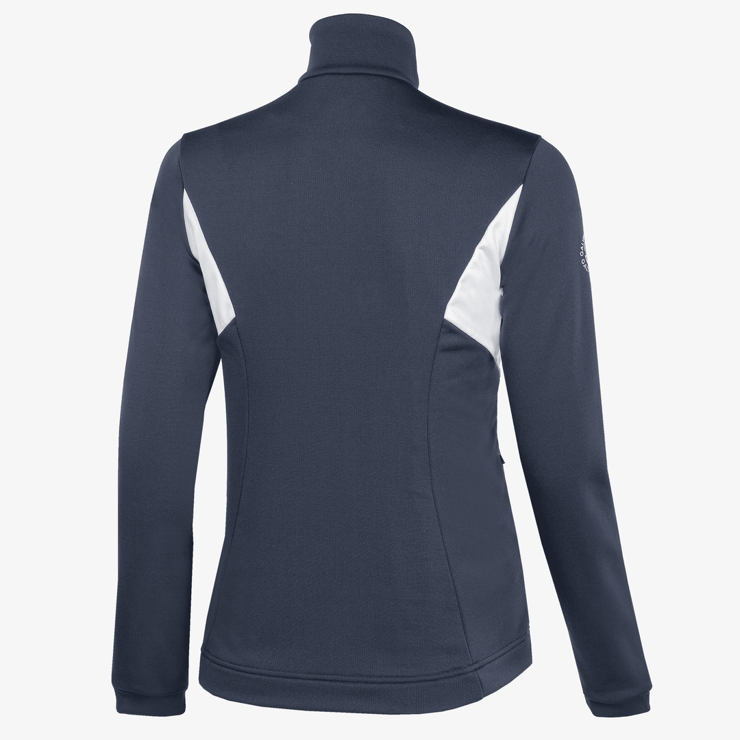 Destiny is a Insulating golf mid layer for Women in the color Navy/White(7)