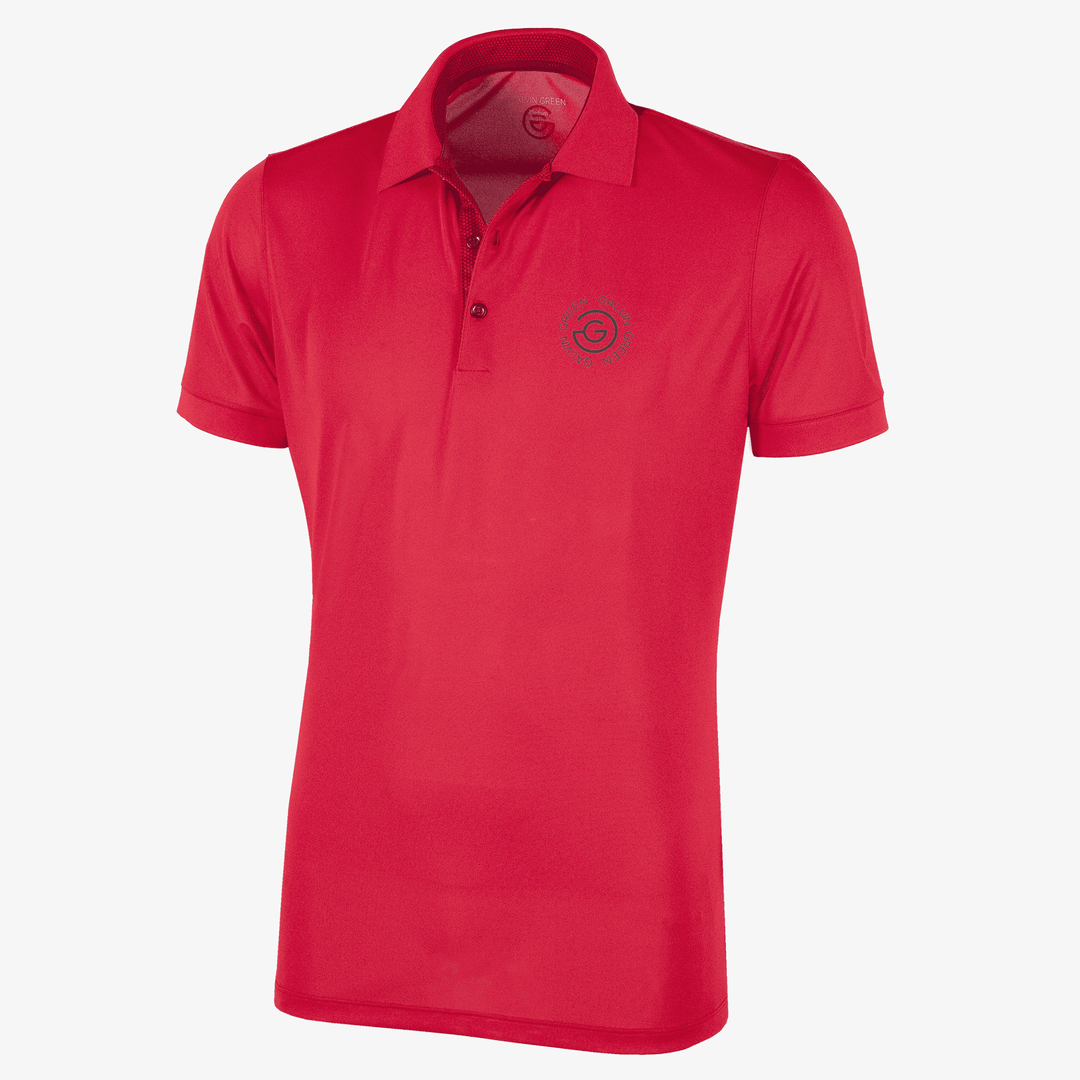 Max Tour is a Breathable short sleeve golf shirt for Men in the color Red(0)