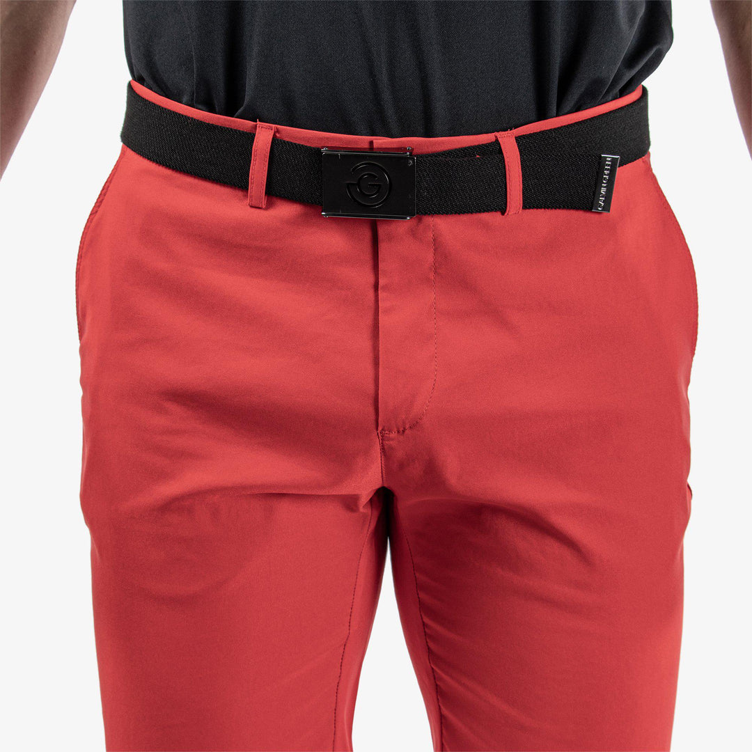 Paul is a Breathable golf shorts for Men in the color Red(3)