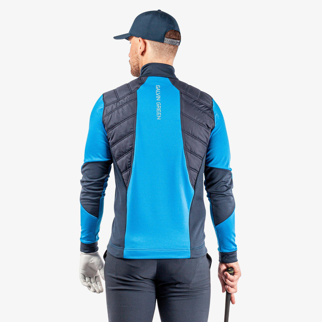 Durante is a Insulating golf mid layer for Men in the color Blue/Navy/White(5)