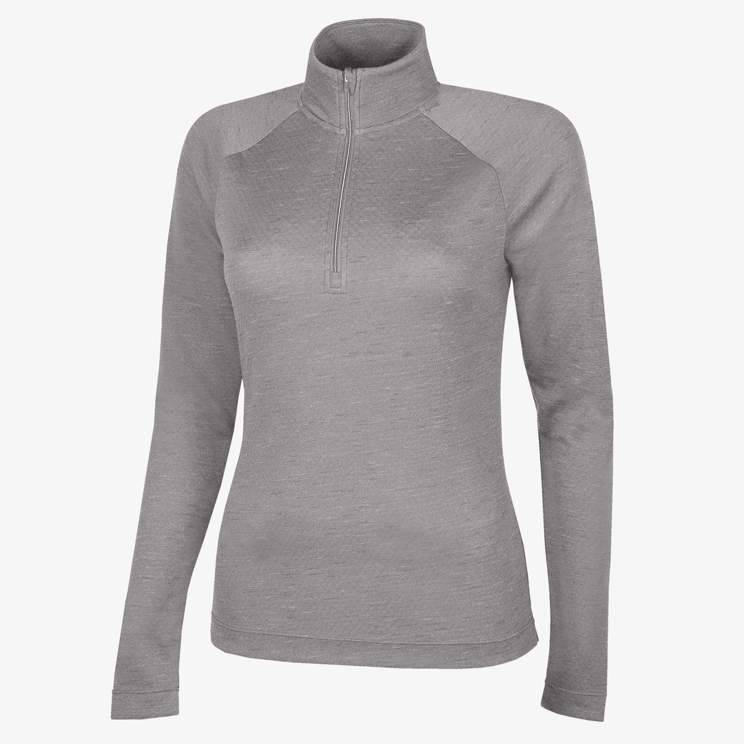 Diora is a Insulating golf mid layer for Women in the color Grey melange(0)