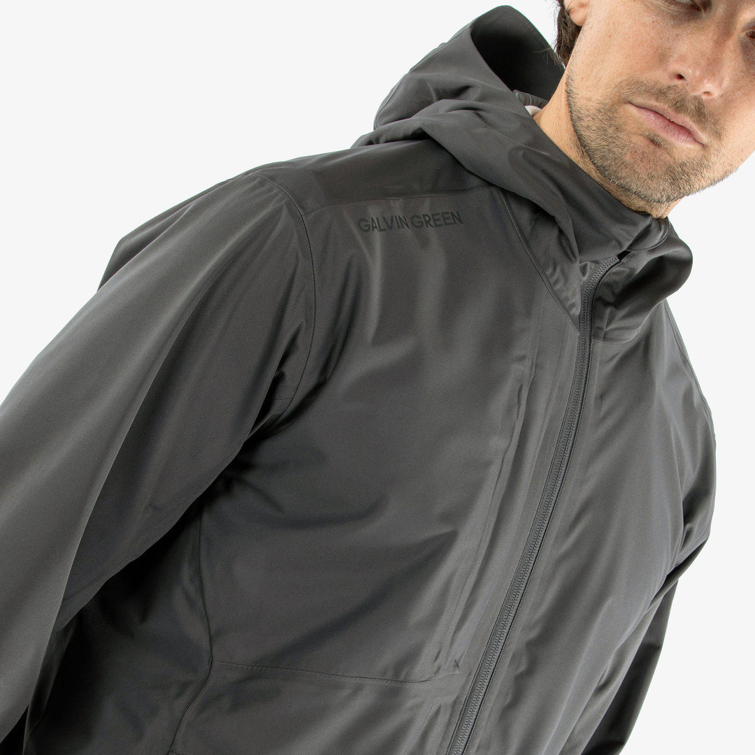 Amos is a Waterproof jacket for Men in the color Forged Iron(3)