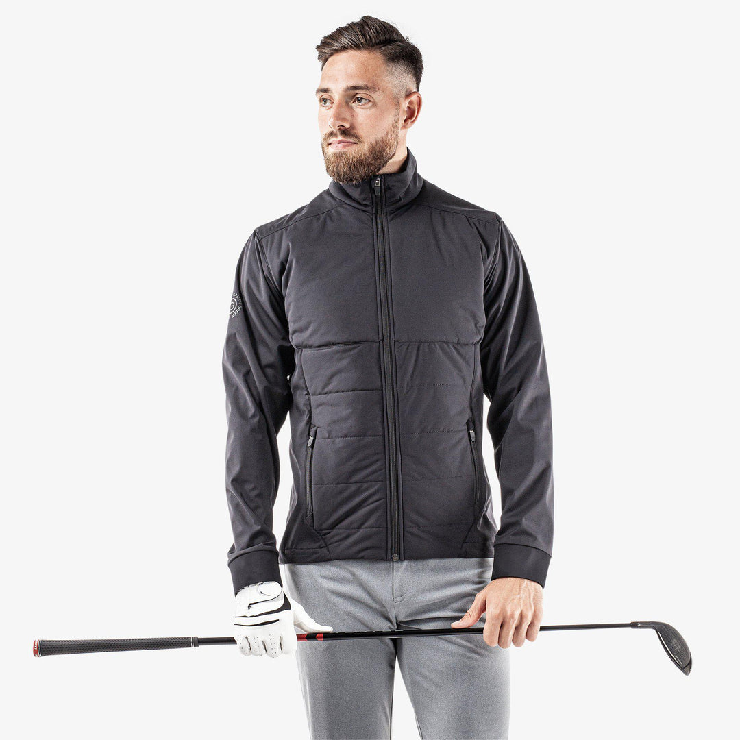 Leonard is a Windproof and water repellent jacket for  in the color Black(1)