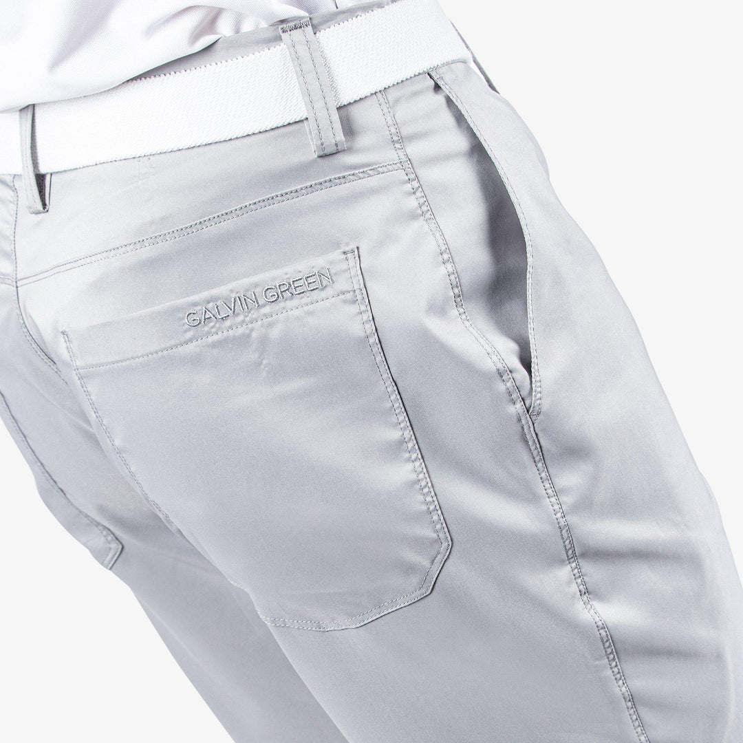 Percy is a Breathable golf shorts for Men in the color Light Grey(5)