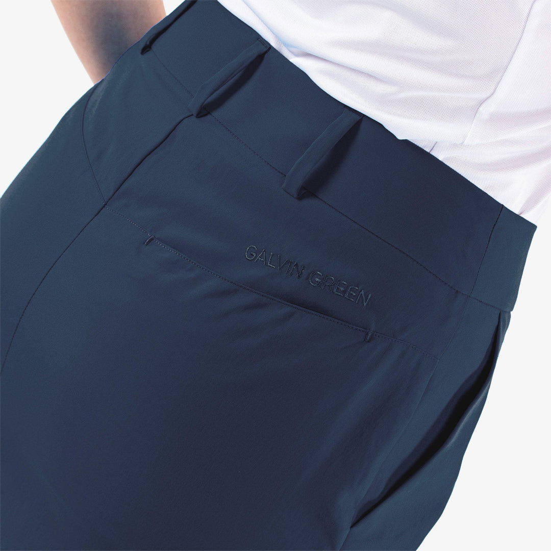 Nessa is a Breathable golf skirt with inner shorts for Women in the color Navy(5)