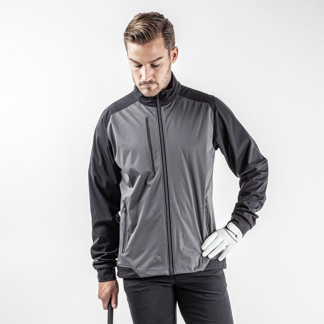 Lyle is a Windproof and water repellent jacket for Men in the color Forged Iron(1)