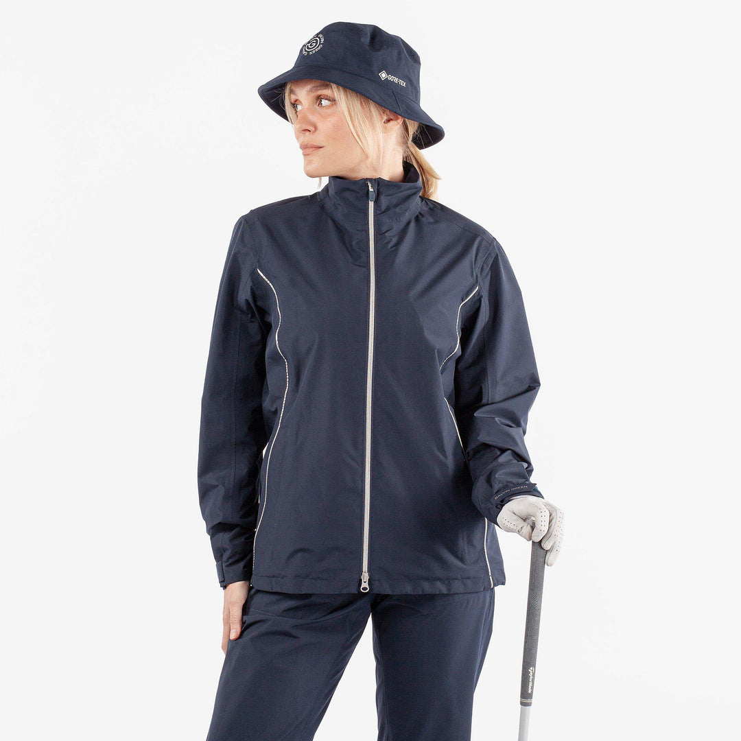 Anya is a Waterproof jacket for Women in the color Navy(1)