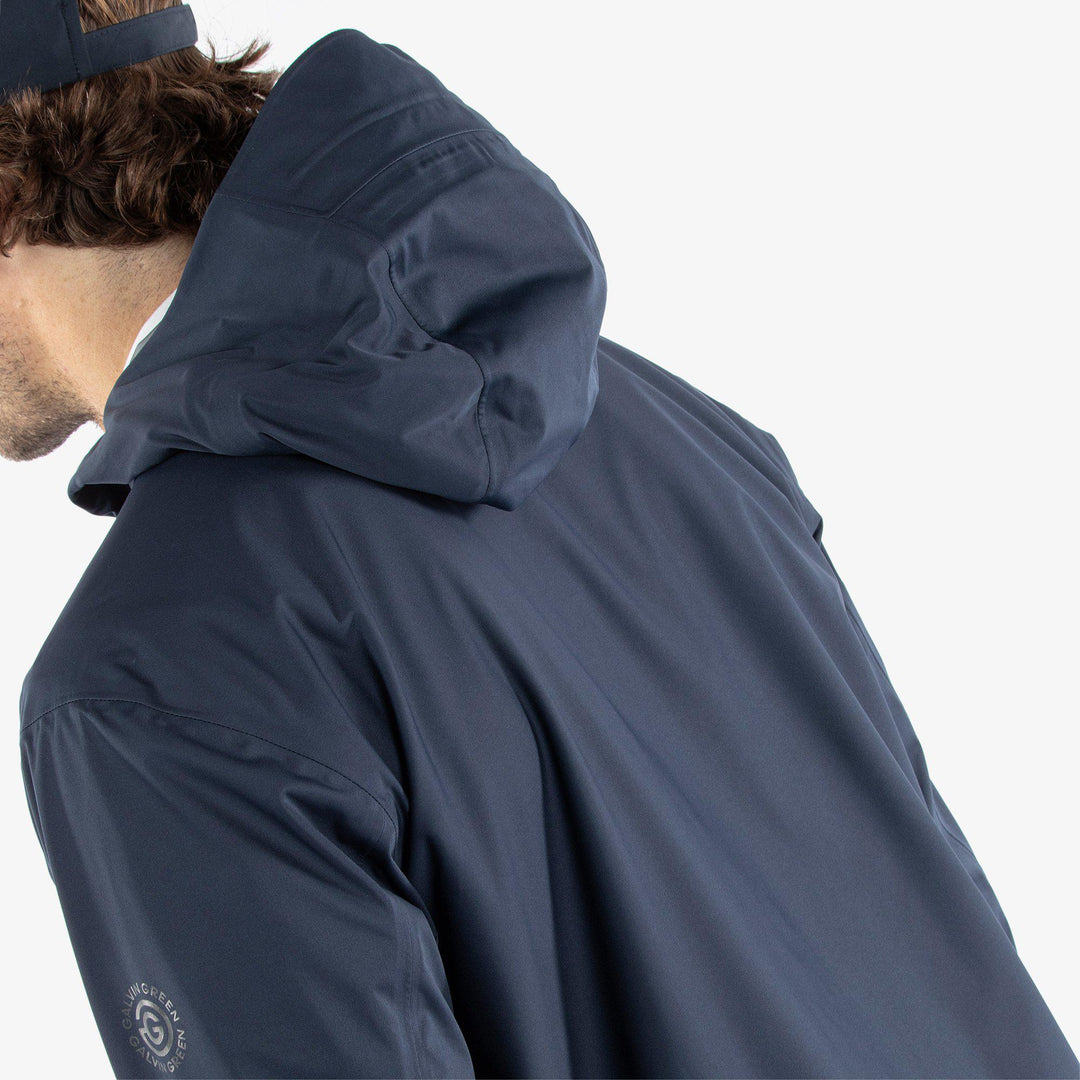 Amos is a Waterproof jacket for  in the color Navy(9)