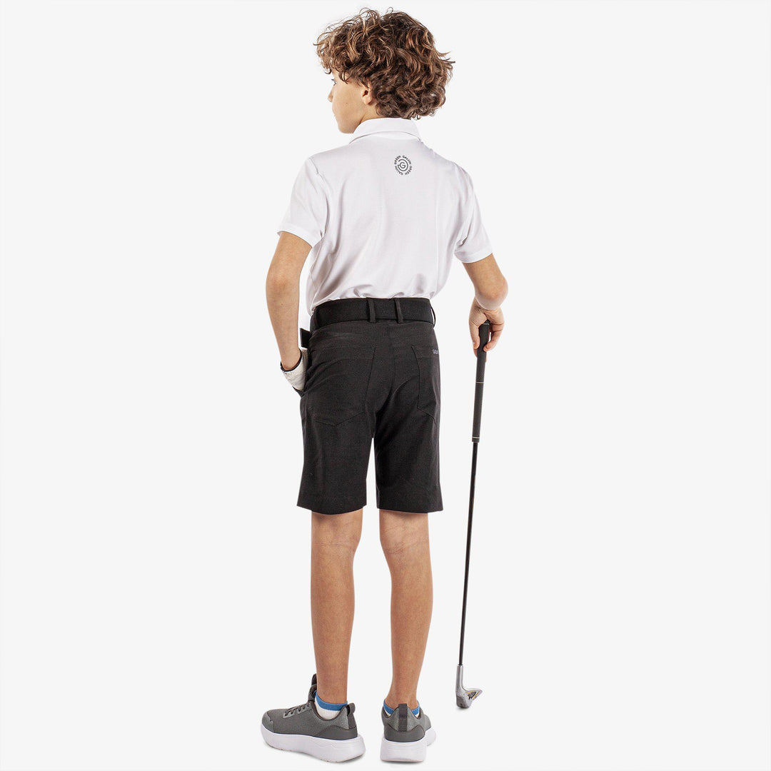 Rylan is a Breathable short sleeve golf shirt for Juniors in the color White(7)