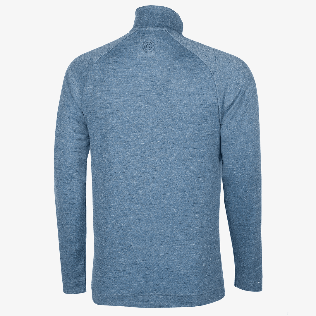 Dion is a Insulating golf mid layer for Men in the color Blue Melange (7)
