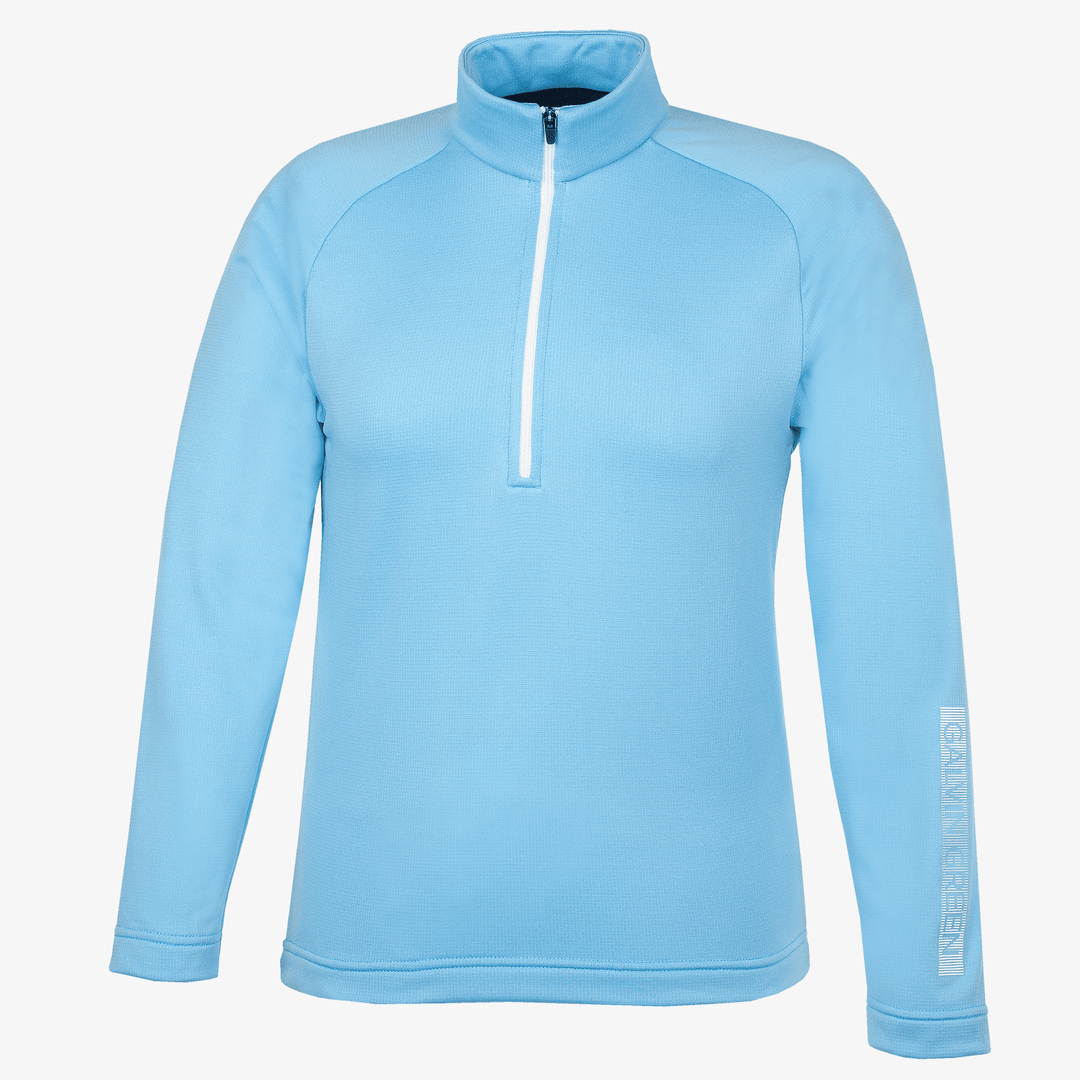 Raz is a Insulating golf mid layer for Juniors in the color Alaskan Blue(0)