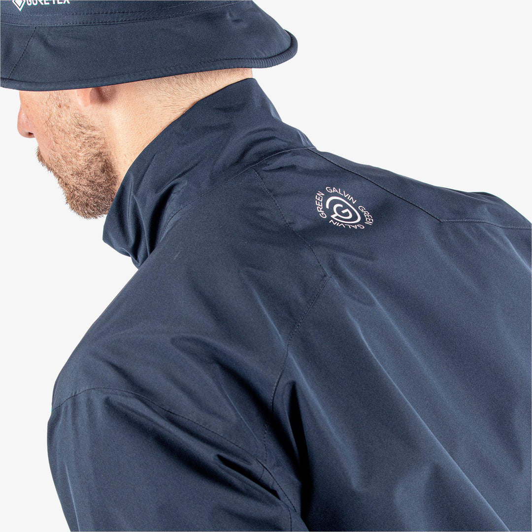 Axley is a Waterproof jacket for Men in the color Navy/Cool Grey/White(6)