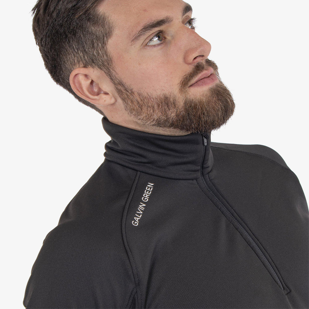 Drake is a Insulating golf mid layer for Men in the color Black(3)