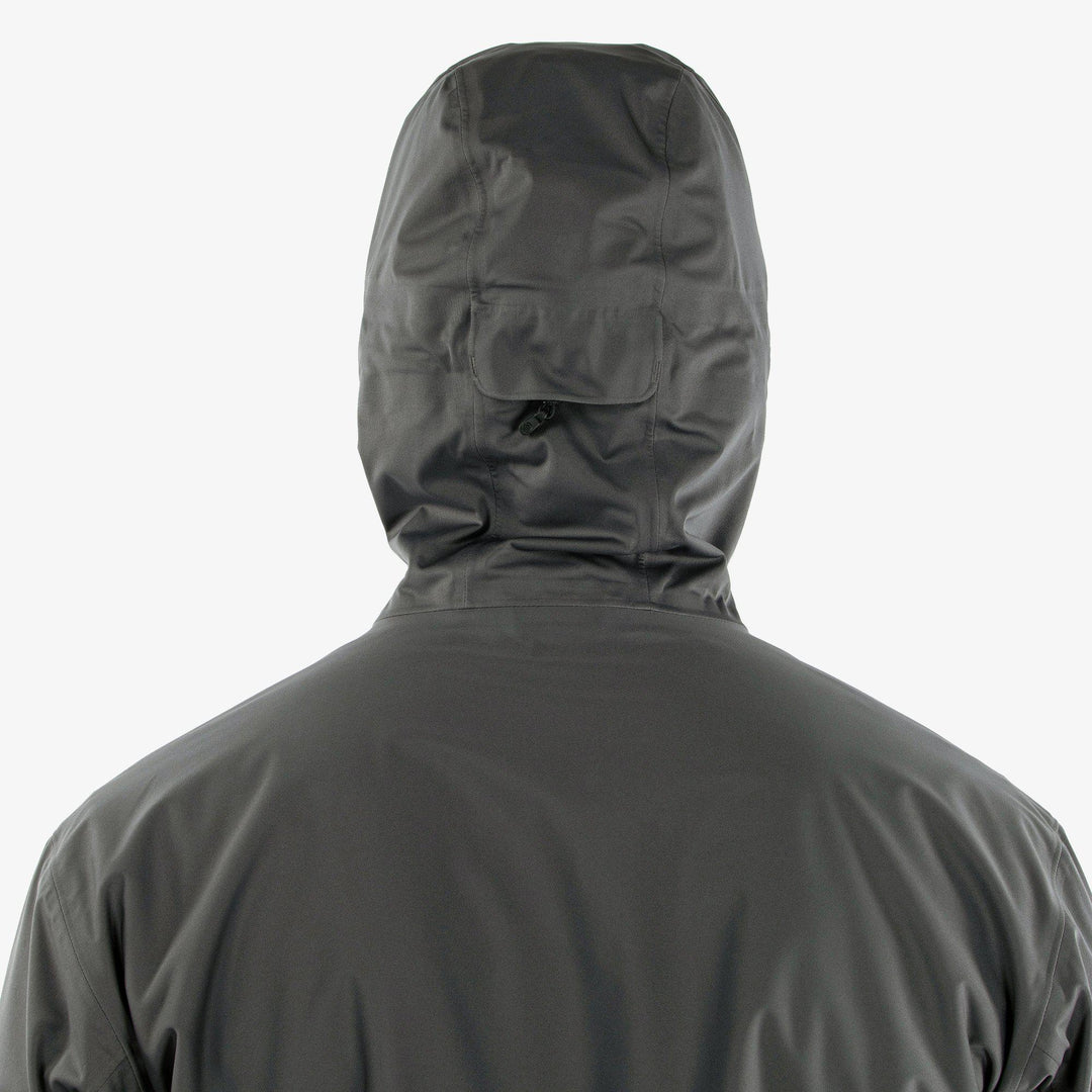 Amos is a Waterproof jacket for Men in the color Forged Iron(10)