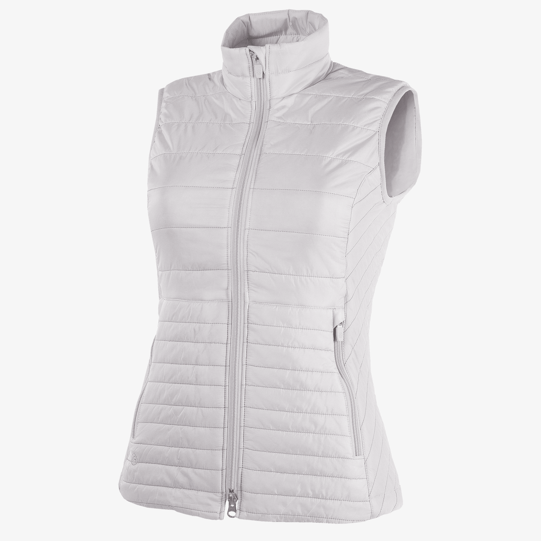 Lene is a Windproof and water repellent golf vest for Women in the color Cool Grey(0)