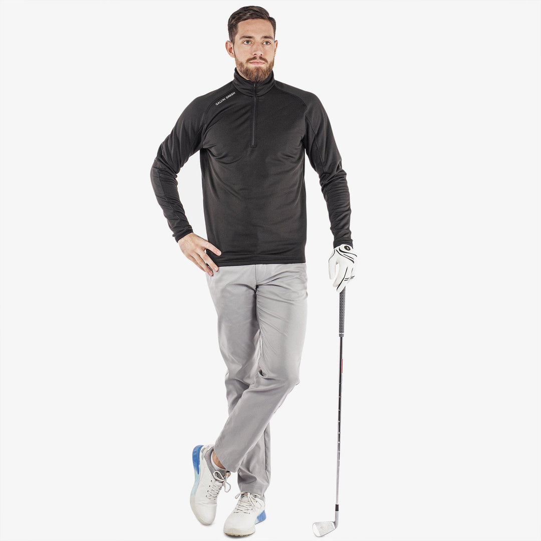 Drake is a Insulating golf mid layer for Men in the color Black(2)