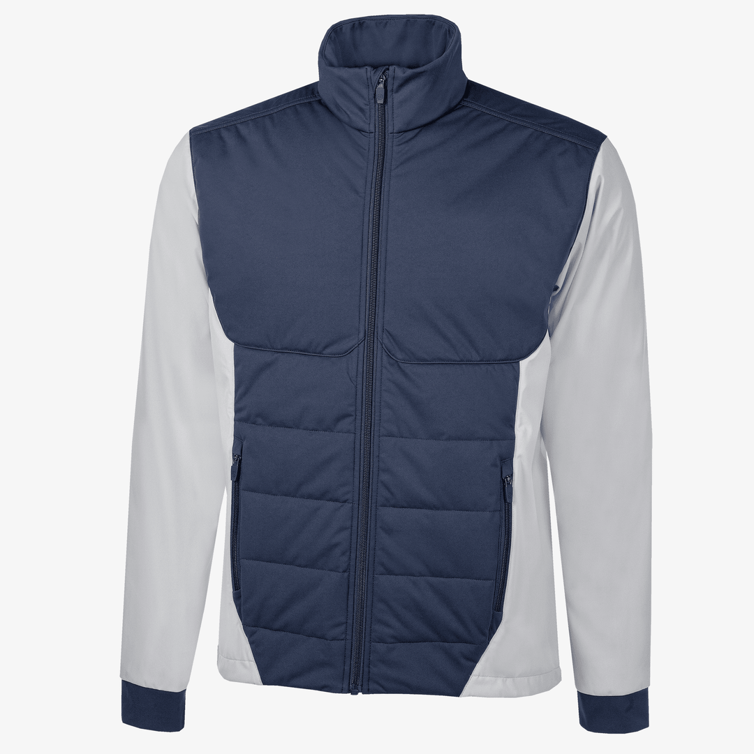Leonard is a Windproof and water repellent golf jacket for Men in the color Navy/Cool Grey(0)