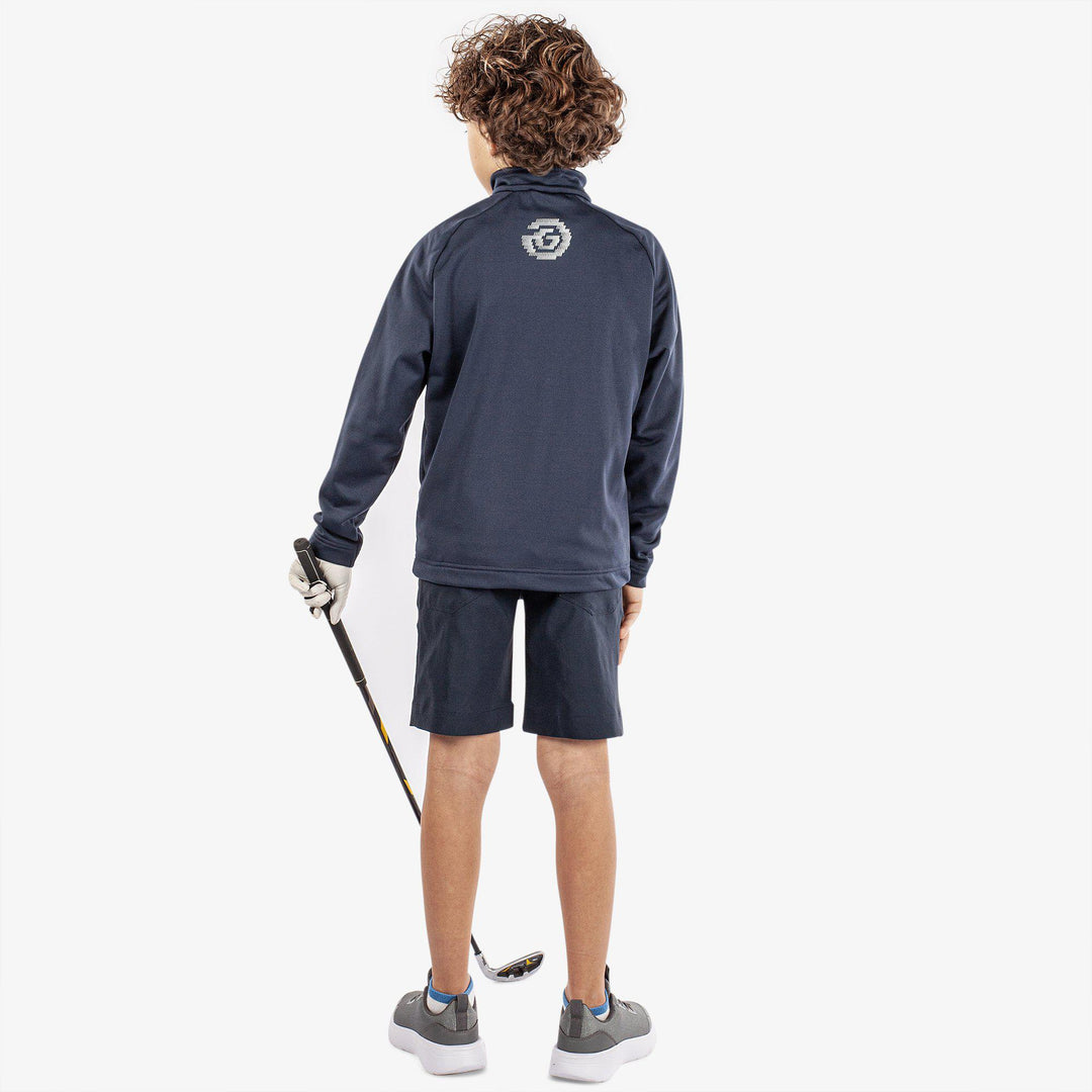 Raz is a Insulating golf mid layer for Juniors in the color Navy(7)
