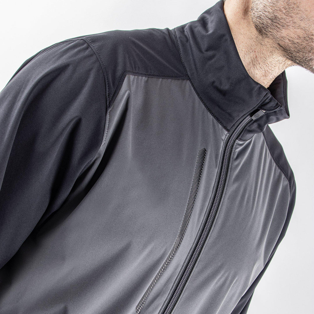 Lyle is a Windproof and water repellent jacket for Men in the color Forged Iron(3)