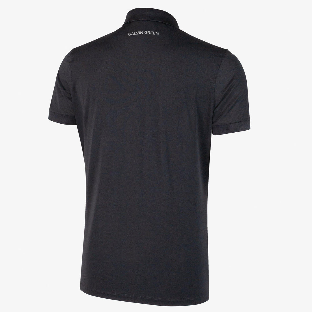 Max Tour is a Breathable short sleeve golf shirt for Men in the color Black(7)