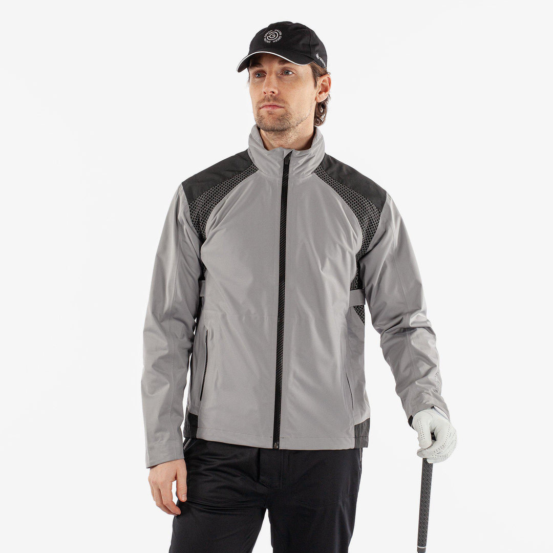 Action is a Waterproof jacket for Men in the color Sharkskin(1)