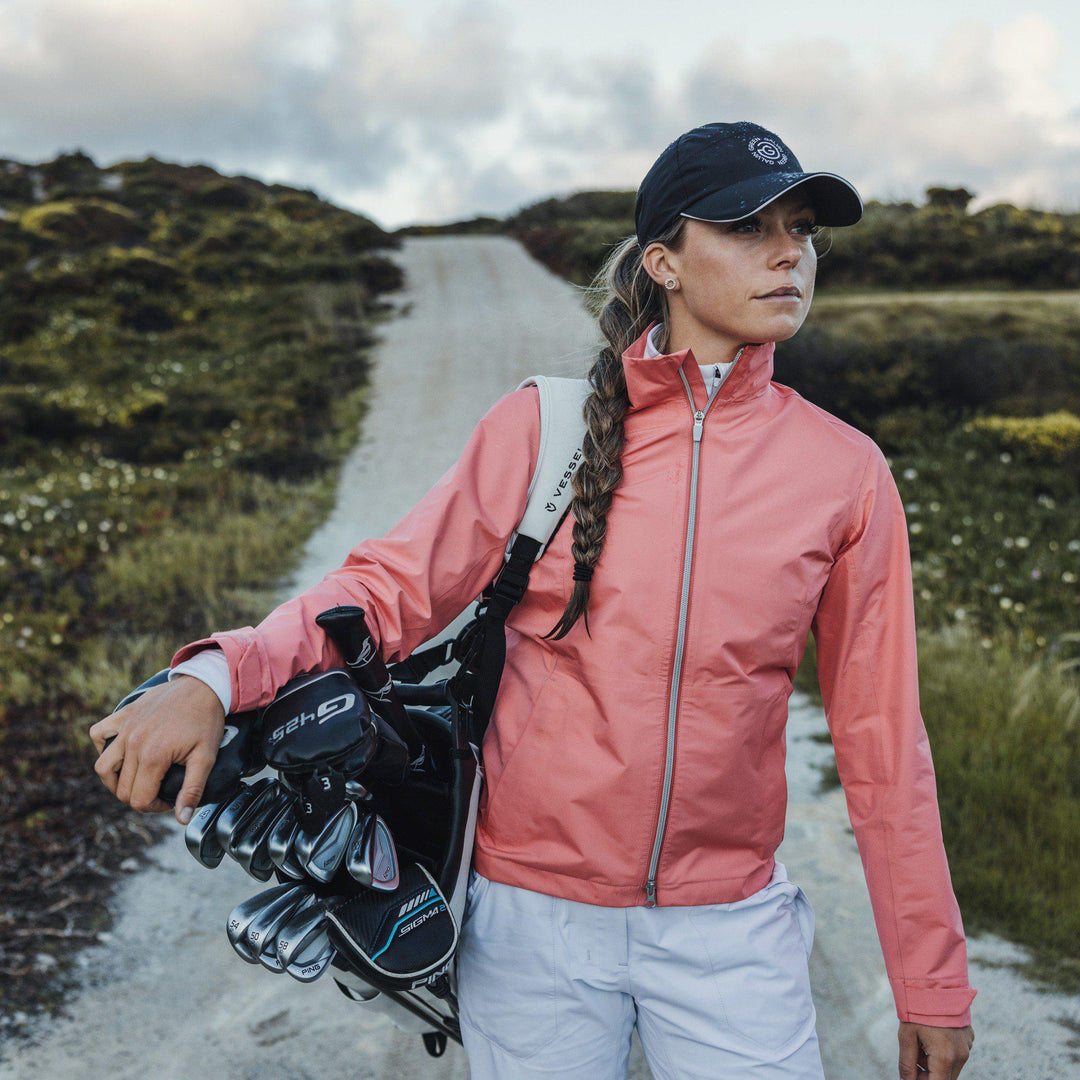 Alice is a Waterproof jacket for Women in the color Sugar Coral(9)