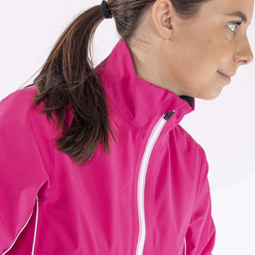 Arissa is a Waterproof jacket for Women in the color Amazing Pink(4)