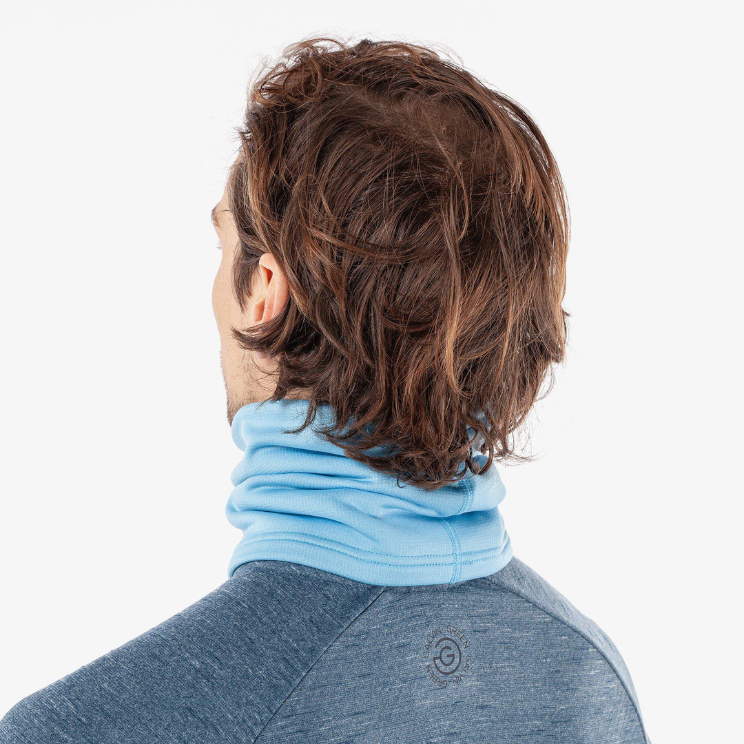 Dex is a Insulating golf neck warmer in the color Alaskan Blue(3)