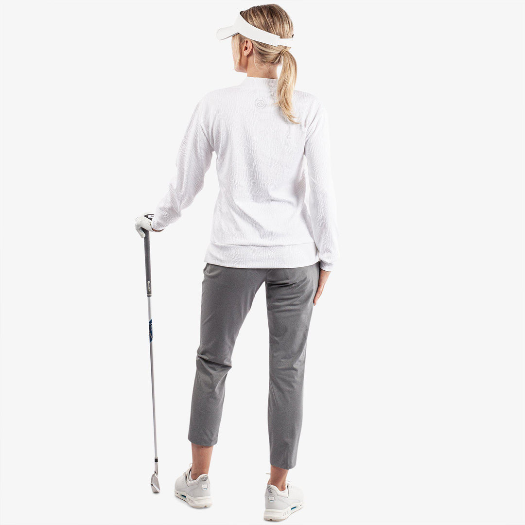 Donya is a Insulating golf mid layer for Women in the color White(8)