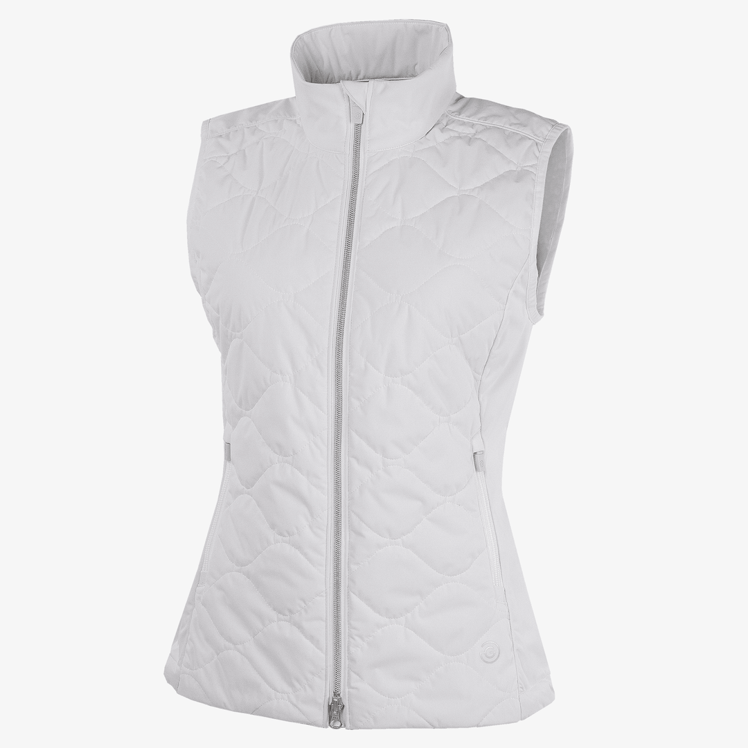 Lucille is a Windproof and water repellent golf vest for Women in the color White(0)