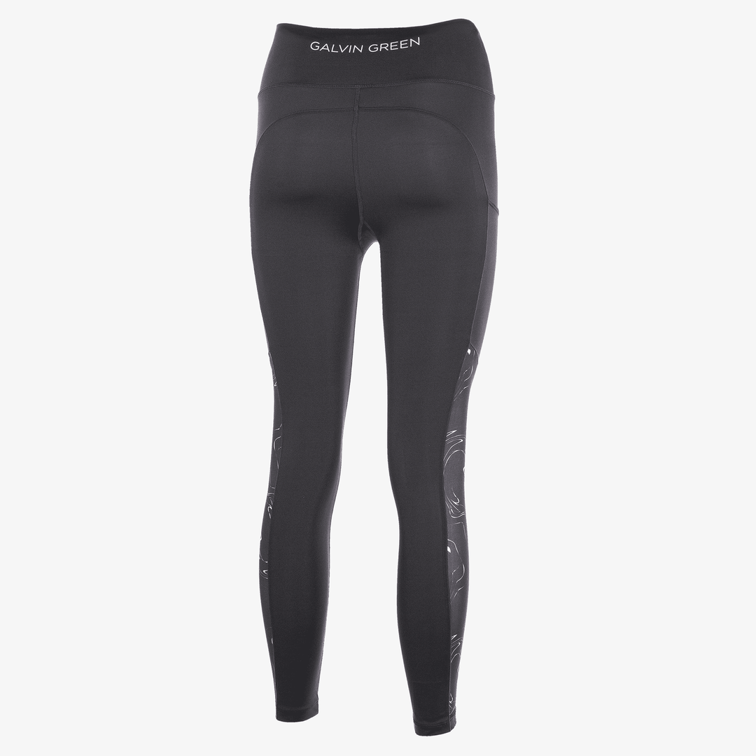 Nicci is a Breathable and stretchy golf leggings for Women in the color Black(8)