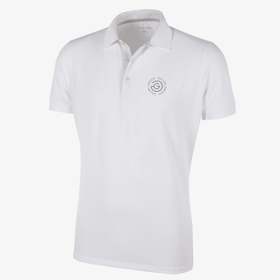 Max Tour is a Breathable short sleeve golf shirt for Men in the color White(0)