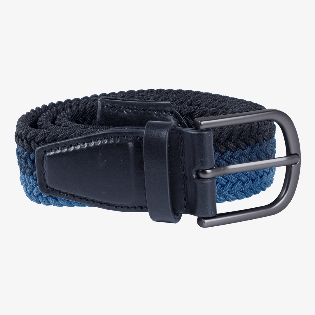 Will is a Elastic golf belt in the color Navy/Ensign Blue/Niagra Blue(0)