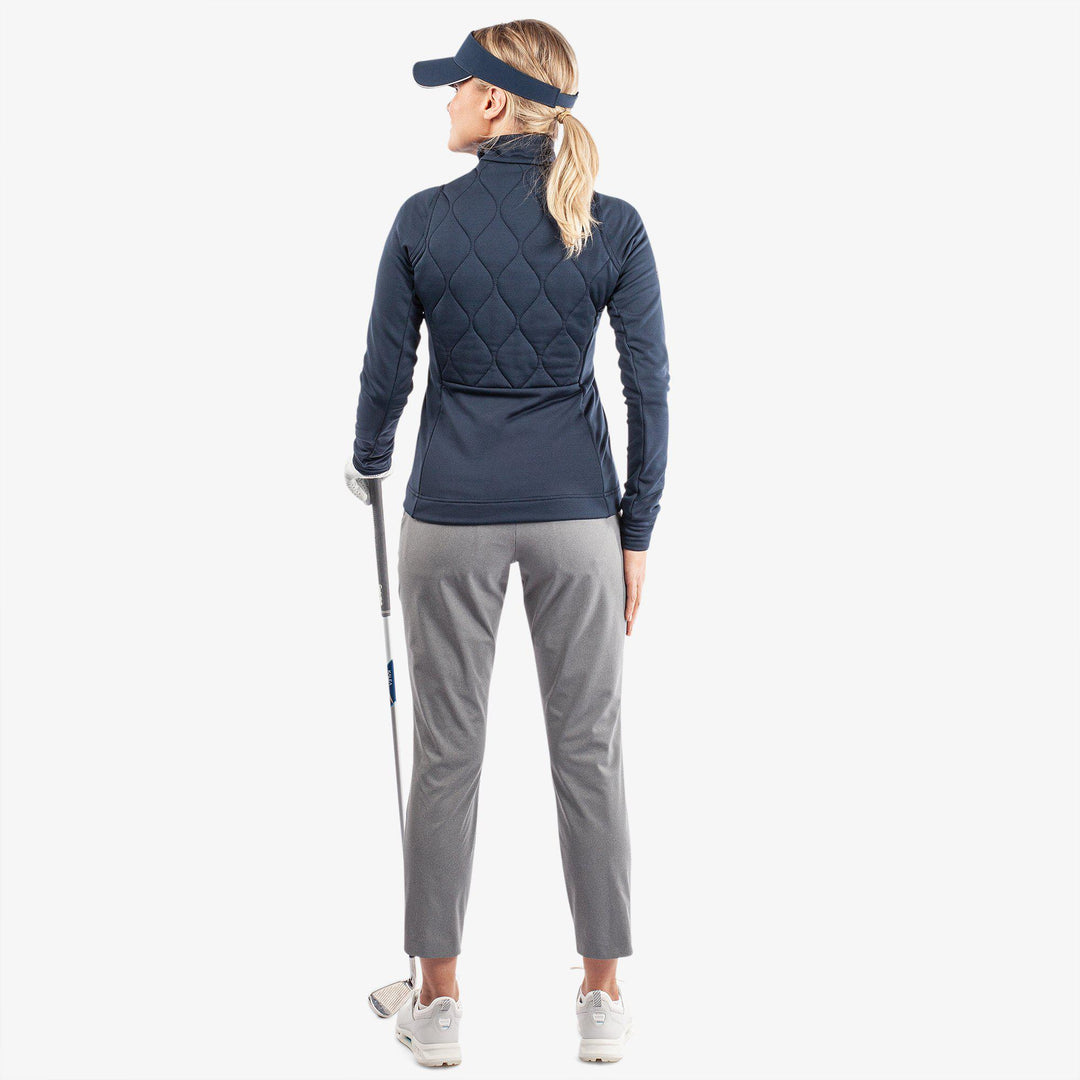 Darlena is a Insulating golf mid layer for Women in the color Navy(7)