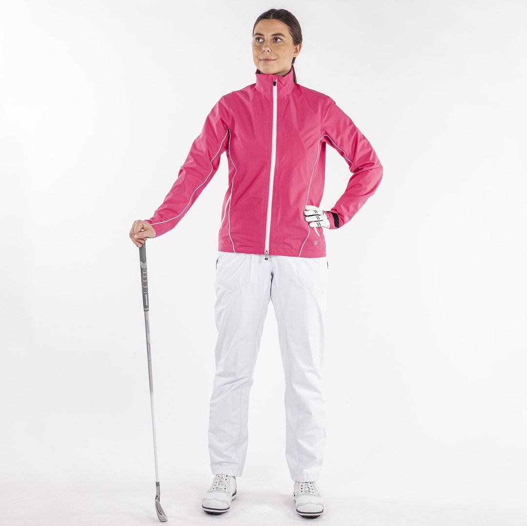 Arissa is a Waterproof jacket for Women in the color Amazing Pink(2)