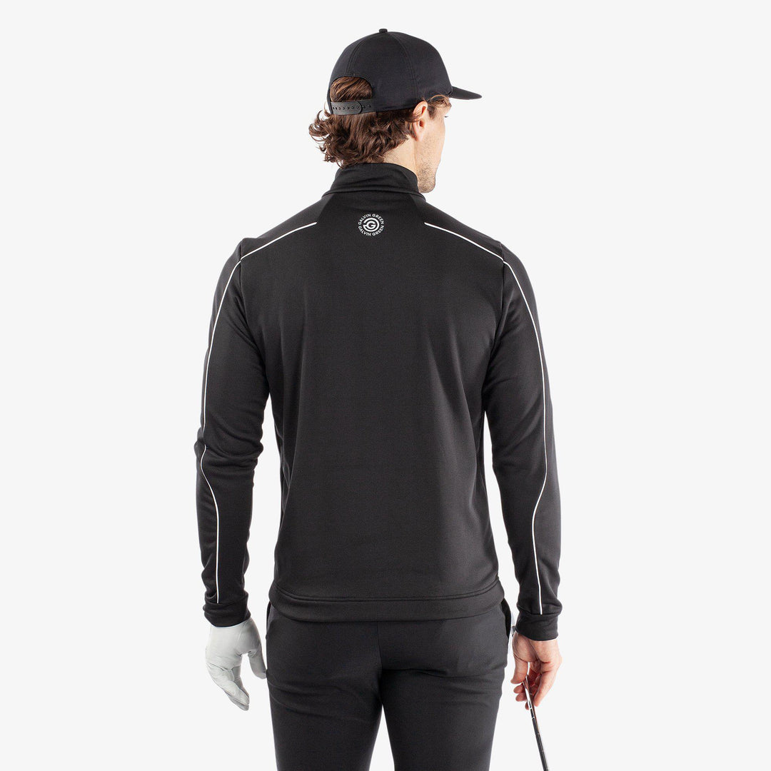 Dave is a Insulating golf mid layer for Men in the color Black/White(5)