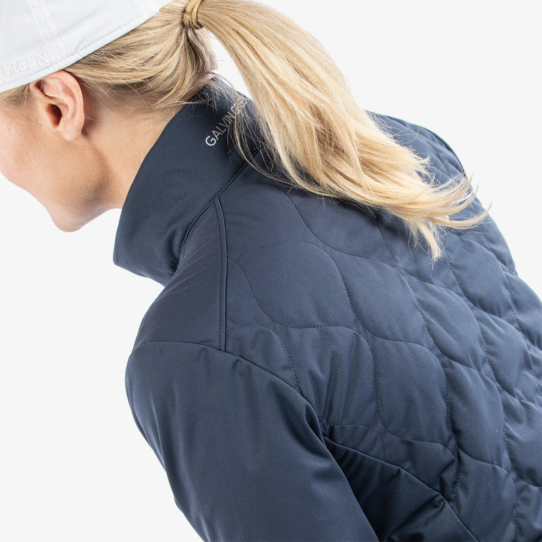 Leora is a Windproof and water repellent golf jacket for Women in the color Navy(9)