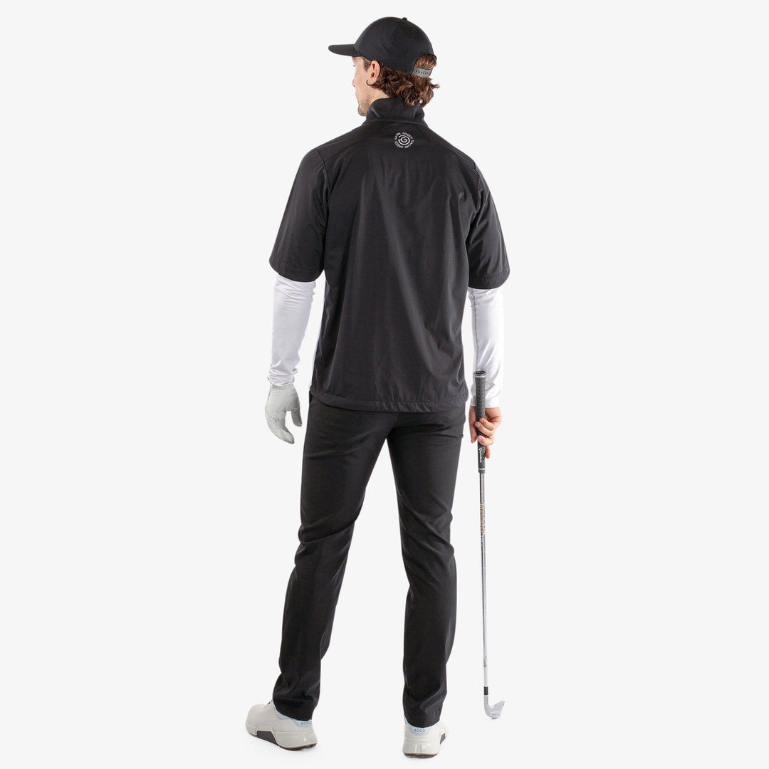 Livingston is a Windproof and water repellent golf jacket for Men in the color White/Black/Red(6)