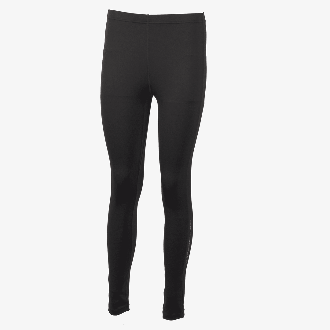 Ebba is a Thermal base layer golf leggings for Women in the color Black/Red(0)