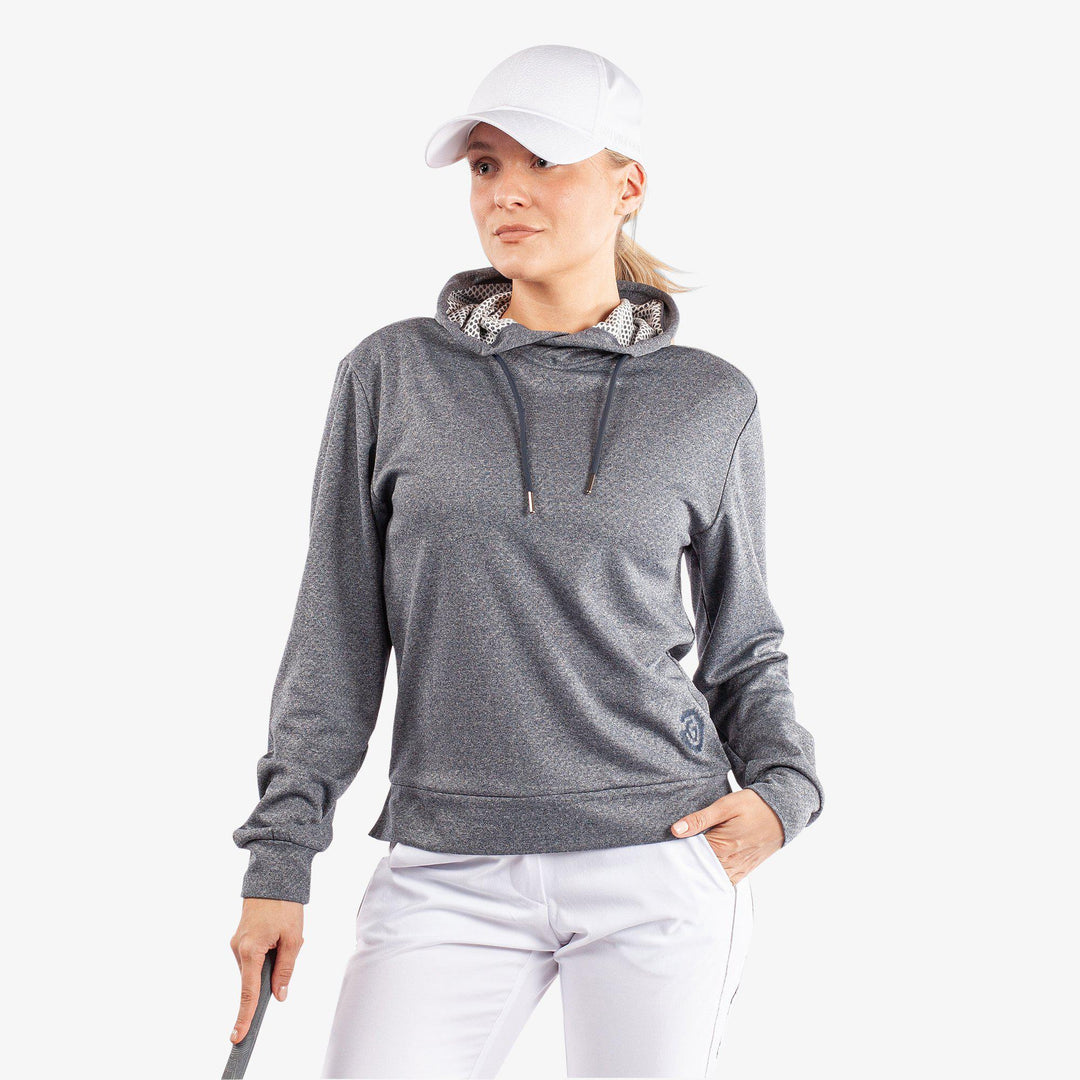 Dagmar is a Insulating golf sweatshirt for Women in the color Navy melange(1)