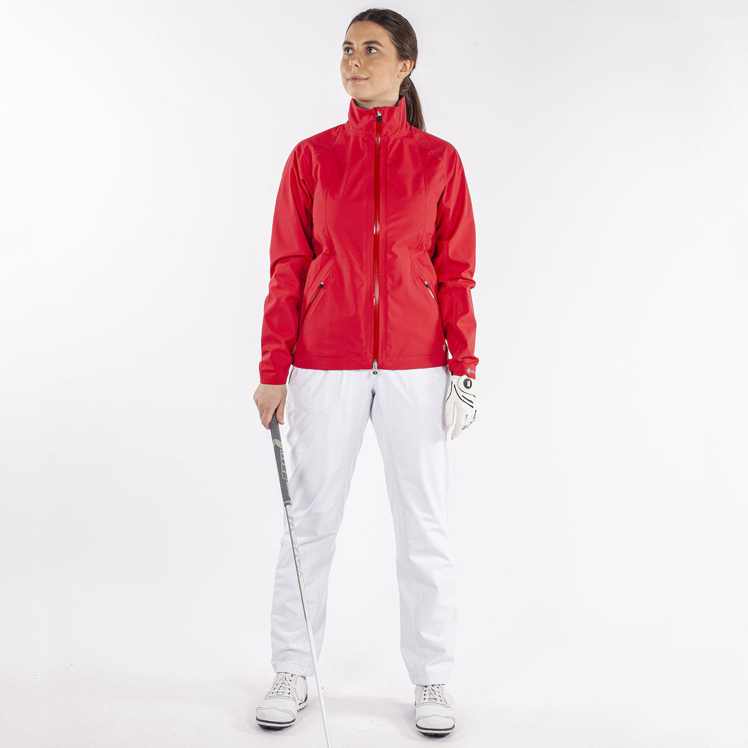 Adele is a Waterproof jacket for Women in the color Red(3)
