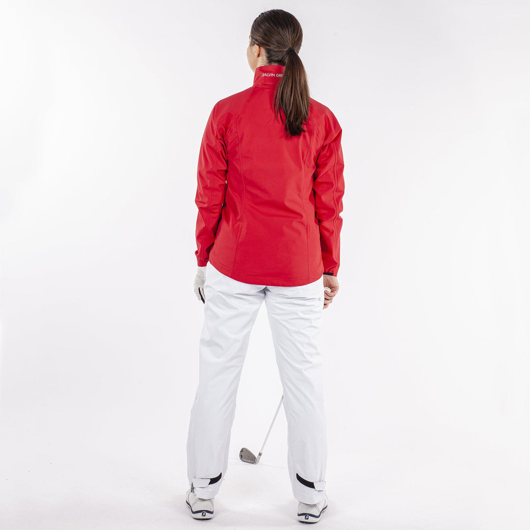 Adele is a Waterproof jacket for Women in the color Red(8)