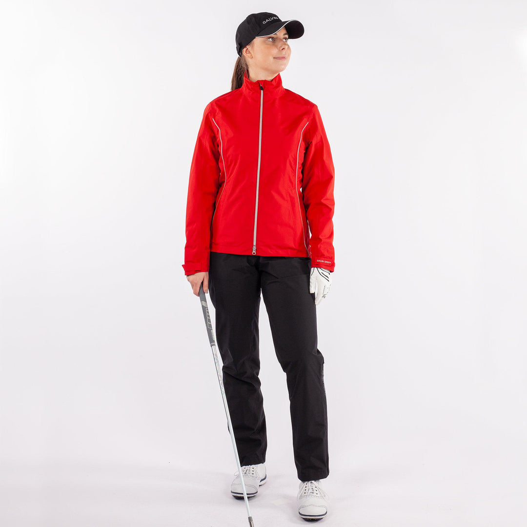 Anya is a Waterproof jacket for Women in the color Red(4)