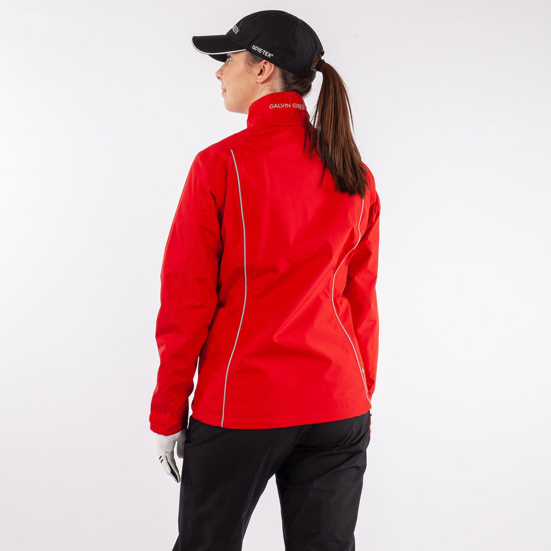 Anya is a Waterproof jacket for Women in the color Red(2)