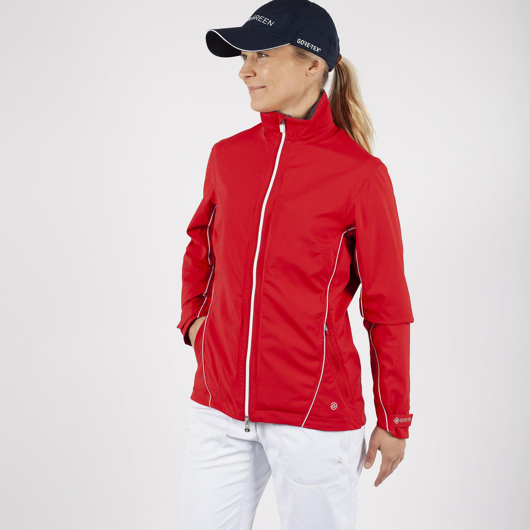Arissa is a Waterproof jacket for Women in the color Red(6)