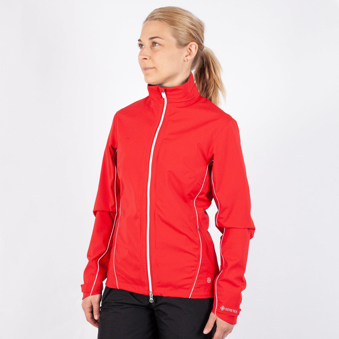 Arissa is a Waterproof jacket for Women in the color Red(1)